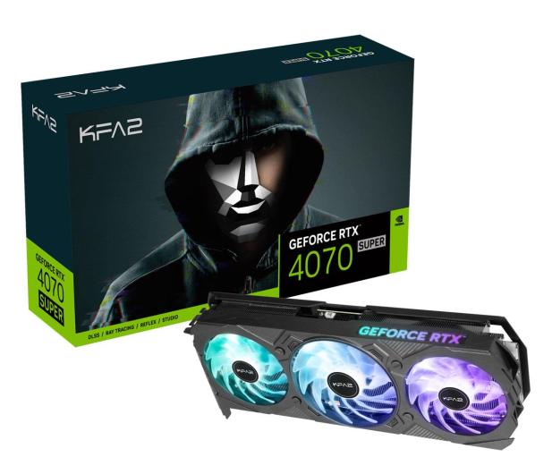 KFA2 GeForce RTX 4070 Super EX Gamer 1-Click OC 12GB GDDR6X